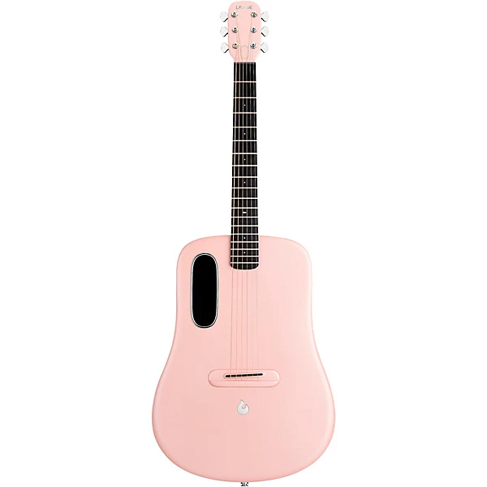 Lava Music LAVA ME 4 CARBON Pink 38" Acoustic-Electric Guitar w/Bag-Guitar-Lava Music-Hermes Music